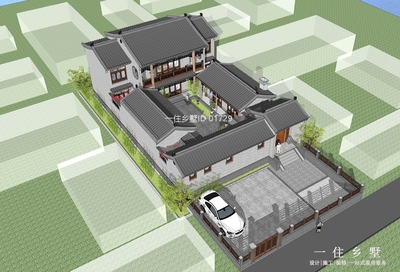 湖北孝感齐家中式四合院