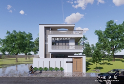 陕西西安董家现代别墅