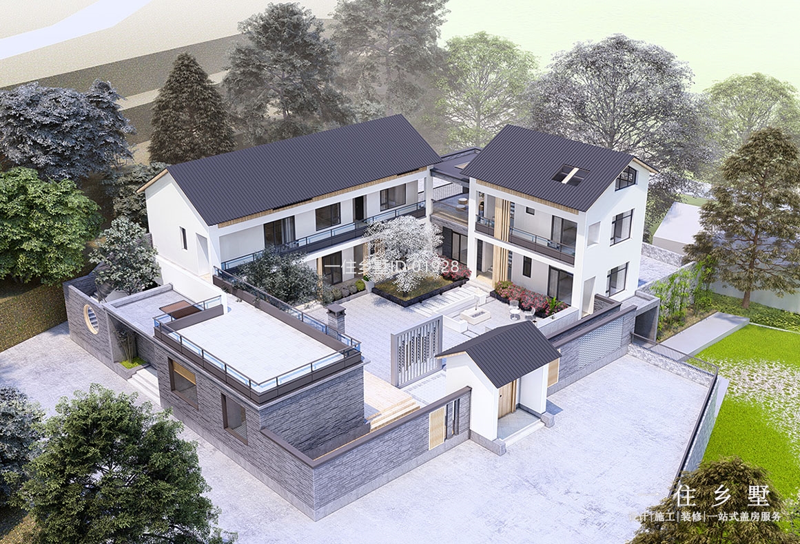 湖南岳陽(yáng)甘家新中式別墅