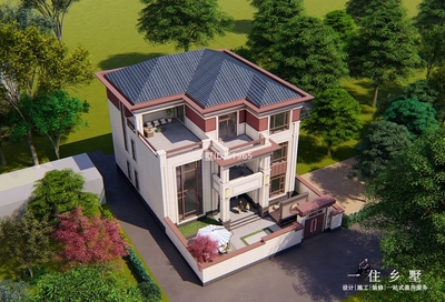 河南安阳丁家新中式别墅