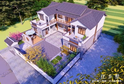 四川巴中冯家中式三合院