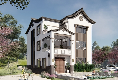 广东梅州吴家新中式别墅