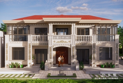 河南驻马店李家欧式双拼别墅