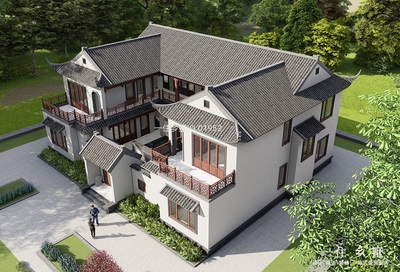 湖南宁乡唐家中式三合院