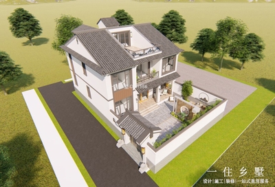 浙江余姚黄家中式别墅