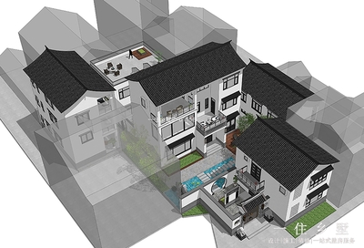 湖南永州陈家新中式建筑群