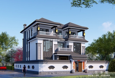 广西玉林黄家新中式别墅