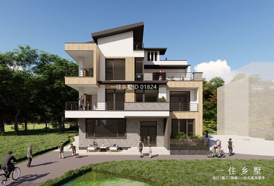 湖南宁乡张家现代别墅