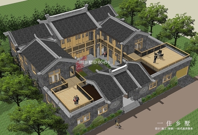 四川简阳晏家仿古四合院