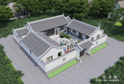 四川南充陈家中式三合院