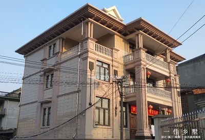 江西上饶毛家欧式双拼别墅