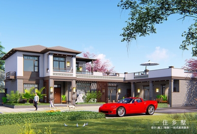 广西玉林刘家新中式别墅